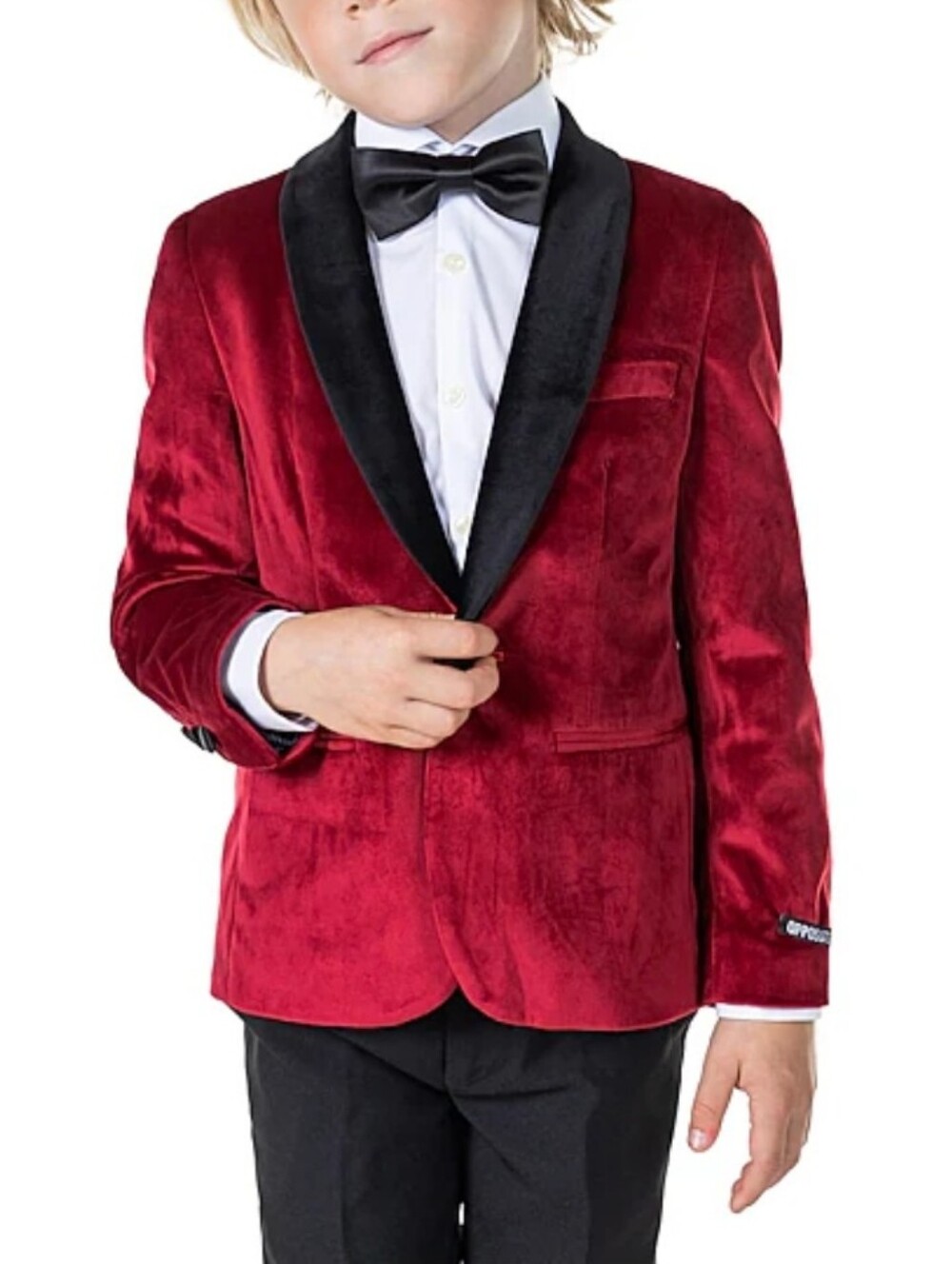 Opposuits Boys Slim Fit Velvet Suit Jacket
